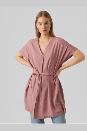 VERO MODA Starorůžová dámská tunika Beauty - Dámské
