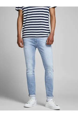 JACK & JONES Světle modré skinny fit džíny Liam - Pánské