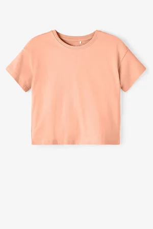 NAME IT Meruňkové holčičí basic tričko Vita - Holky