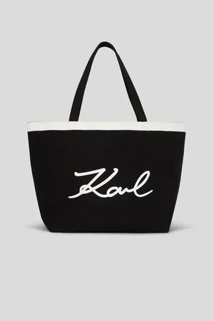 Karl Lagerfeld Černý dámský shopper K/Signature - Dámské