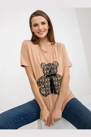 Fancy T-shirt-FA-TS-8443.84P-camel