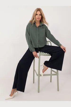 Sublevel Shirt-D70046M11184A1-dark green