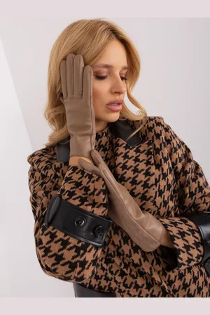 Wool Fashion Italia Gloves-AT-RK-239501A.16-dark beige