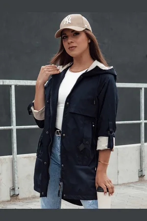 D-Street Kurtka parka damska STYLE QUEEN granatowa