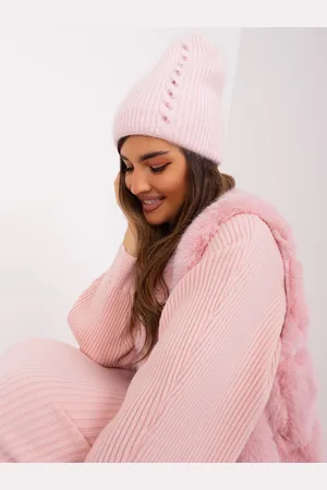 Wool Fashion Italia Cap-AT-CZ-2328.38P-Light Pink