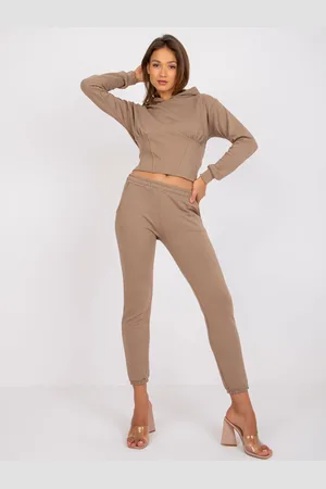 Ex moda Set-EM-KMPL-378.04-dark beige