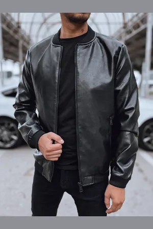 D-Street Pánská kožená bunda bomber