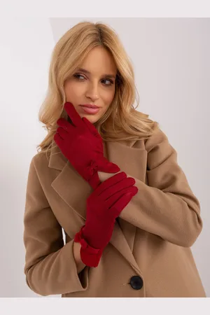 Wool Fashion Italia Gloves-AT-RK-9003A.85-Red