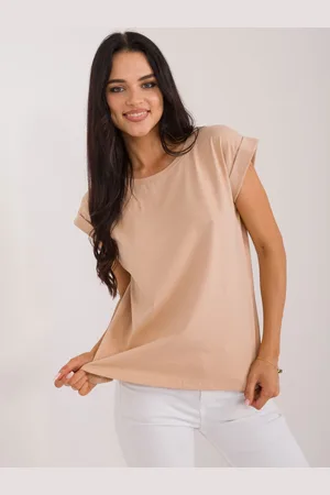 BASIC FEEL GOOD T-shirt-RV-TS-4833.41X-camel
