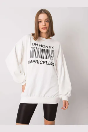 Ex moda Sweatshirt-EM-BL-536/1.13-ecru