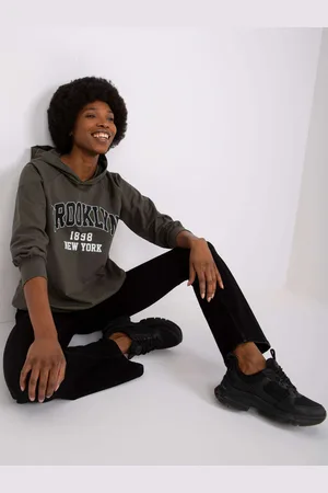 Italy Moda Sweatshirt-DHJ-BL-15658.35-dark khaki