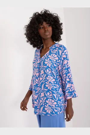 Sublevel Blouse-D73771M11174A-blue