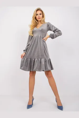 Fancy Dress-FA-SK-7530.84P-dark gray