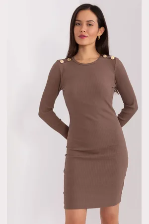 BASIC FEEL GOOD Dress-RV-SK-9219.13P-brown
