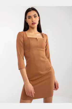 LAKERTA Dress-LK-SK-509075.15P-camel