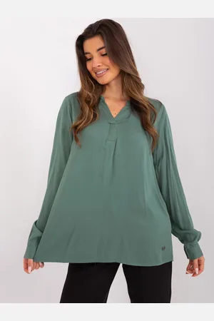 Sublevel Blouse-D73792M11081A-khaki