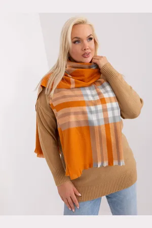 Wool Fashion Italia Scarf-AT-SZ-23125-1.26-dark orange