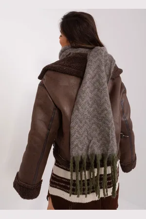Wool Fashion Italia Scarf-AT-SZ-23125.75-khaki