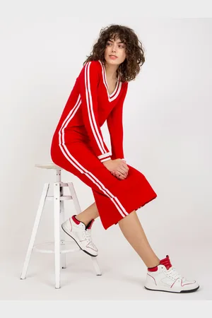 Fancy Dress-FA-SK-8297.18P-red