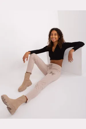 RELEVANCE Sweatpants-RV-DR-8835.10-beige