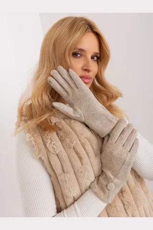 Wool Fashion Italia Gloves-AT-RK-239501.10-beige
