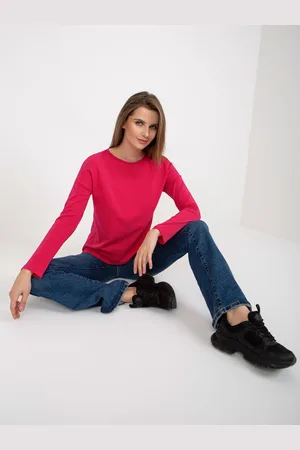 BASIC FEEL GOOD Blouse-RV-BZ-5121.18-fuchsia