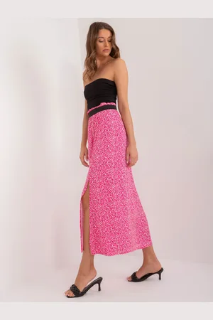 Sublevel Skirt-D73771M50223A-dark pink