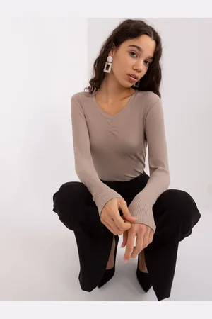 BASIC FEEL GOOD Blouse-RV-BZ-9210.73-dark beige