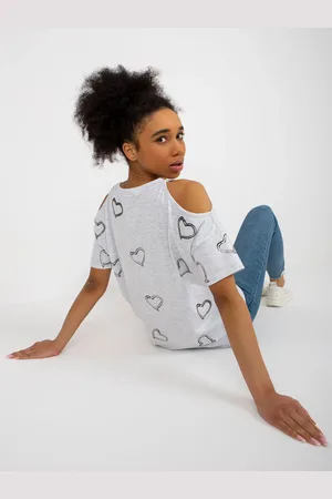 Fancy Blouse-FA-BZ-8452.77-light gray