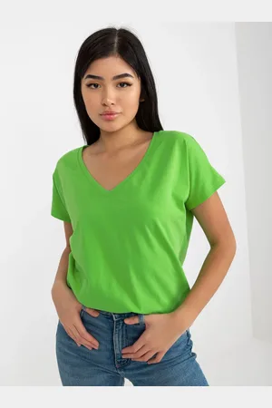 BASIC FEEL GOOD T-shirt-RV-TS-4832.62P-light green