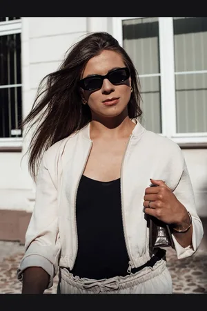 D-Street Dámská bomber bunda MADDIE Barva béžová