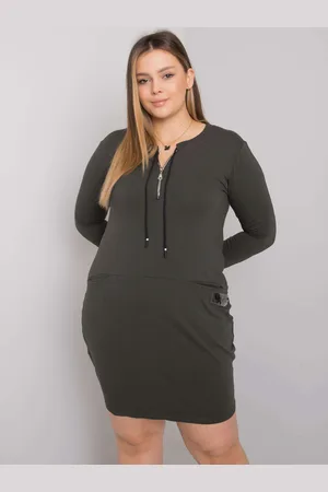 RELEVANCE Dress-RV-SK-7241.43-dark khaki