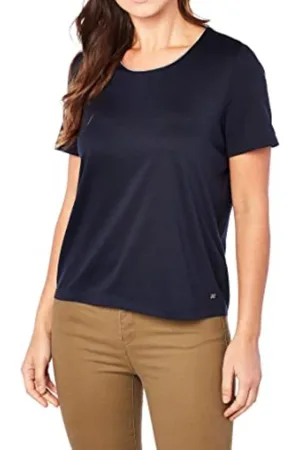 Tommy Hilfiger T-Shirt - HARLEEN ROUND-NK TOP SS dark blue