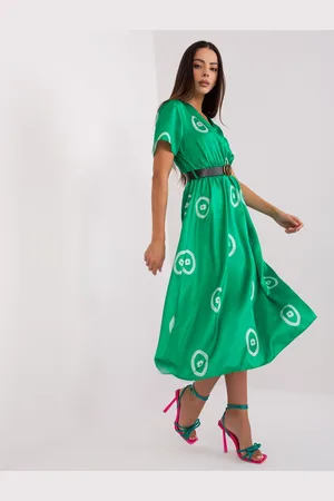 Italy Moda Dress-DHJ-SK-17260.90-Green