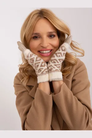 Wool Fashion Italia Gloves-AT-RK-2310.93-light beige