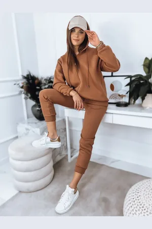 D-Street Dámský teplákový souprav AMILIA PREMIUM kamelový