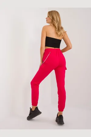 RELEVANCE Sweatpants-RV-DR-9604.27-red