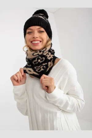 Factory Price Scarf-AT-KM-CM-331.87-black-beige