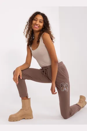 RELEVANCE Sweatpants-RV-DR-8835.10-brown