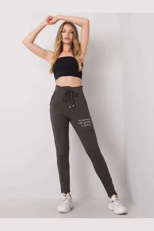 RELEVANCE Sweatpants-RV-DR-6712.28P-dark khaki