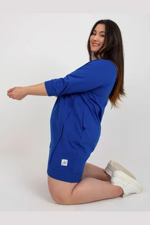 RELEVANCE Dress-RV-SK-6847.59P-Cobalt