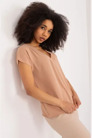 BASIC FEEL GOOD Blouse-RV-BZ-9645.29-camel