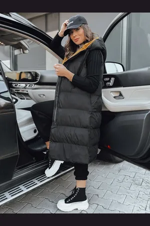 D-Street Dámská vesta s kapucí NEEKO Barva černá