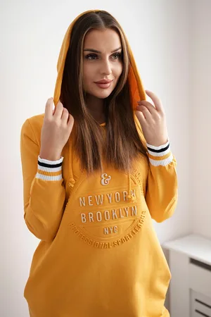 Kesi Hořčicové šaty Brooklyn