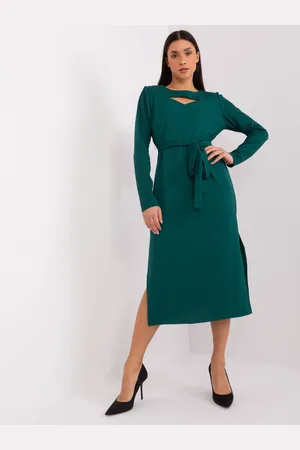 LAKERTA Dress-LK-SK-509447.75P-dark green
