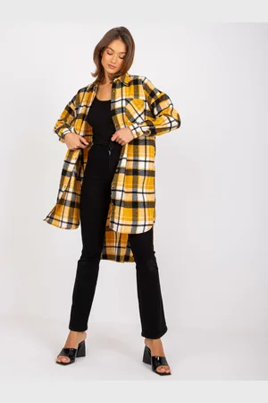Ex moda Shirt-EM-KS-003/07.35X-black-yellow