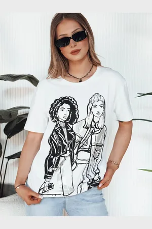 D-Street T-shirt damski COMIS biały