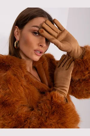 Wool Fashion Italia Gloves-AT-RK-238601.31P-camel