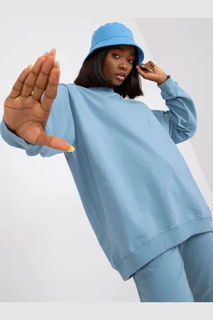 BASIC FEEL GOOD Sweatshirt-AP-BL-A-R001-light blue