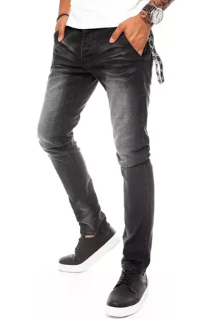 D-Street Černé pánské džíny slim fit